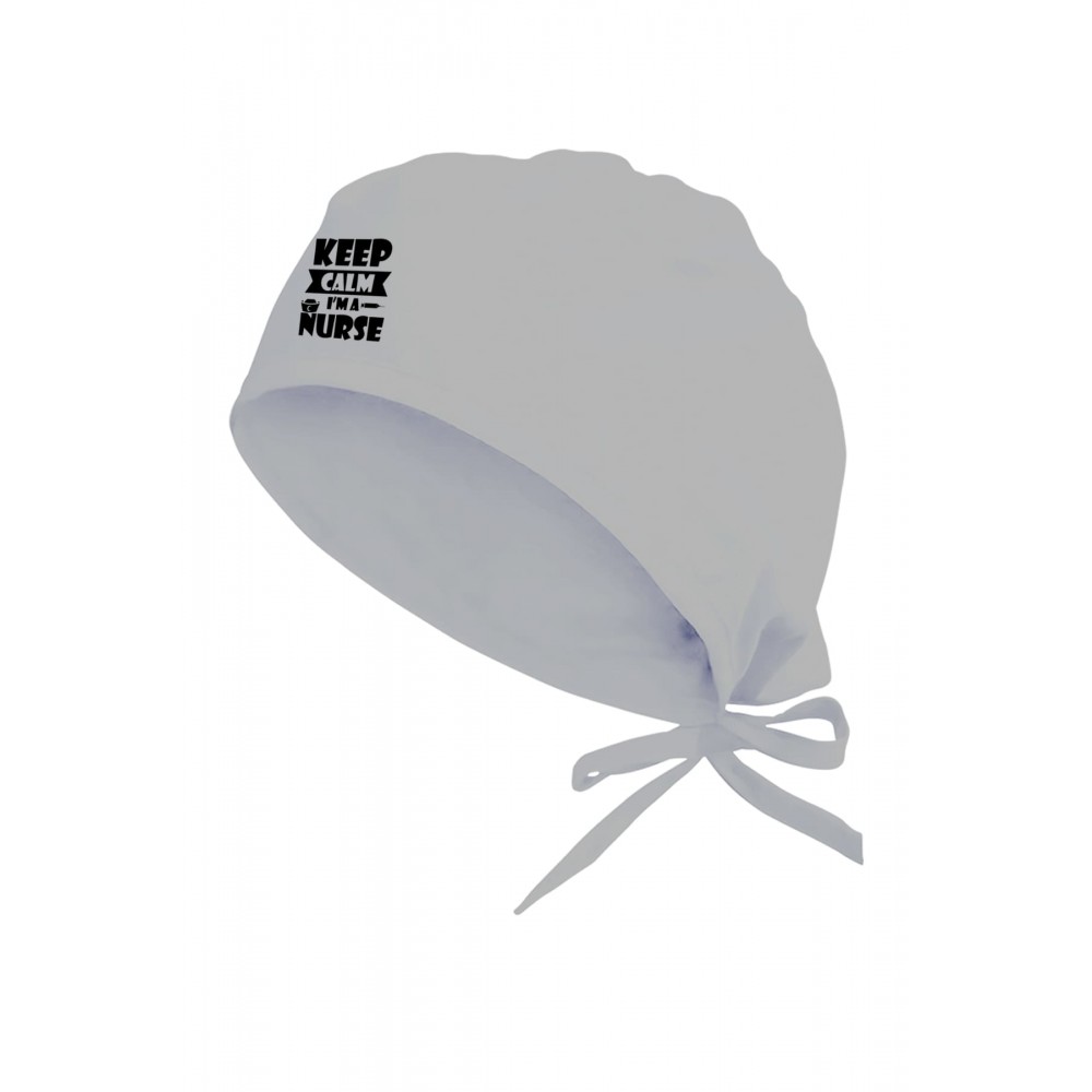 Keep Calm I'm a Nurse Temalı Cerrahi Bone