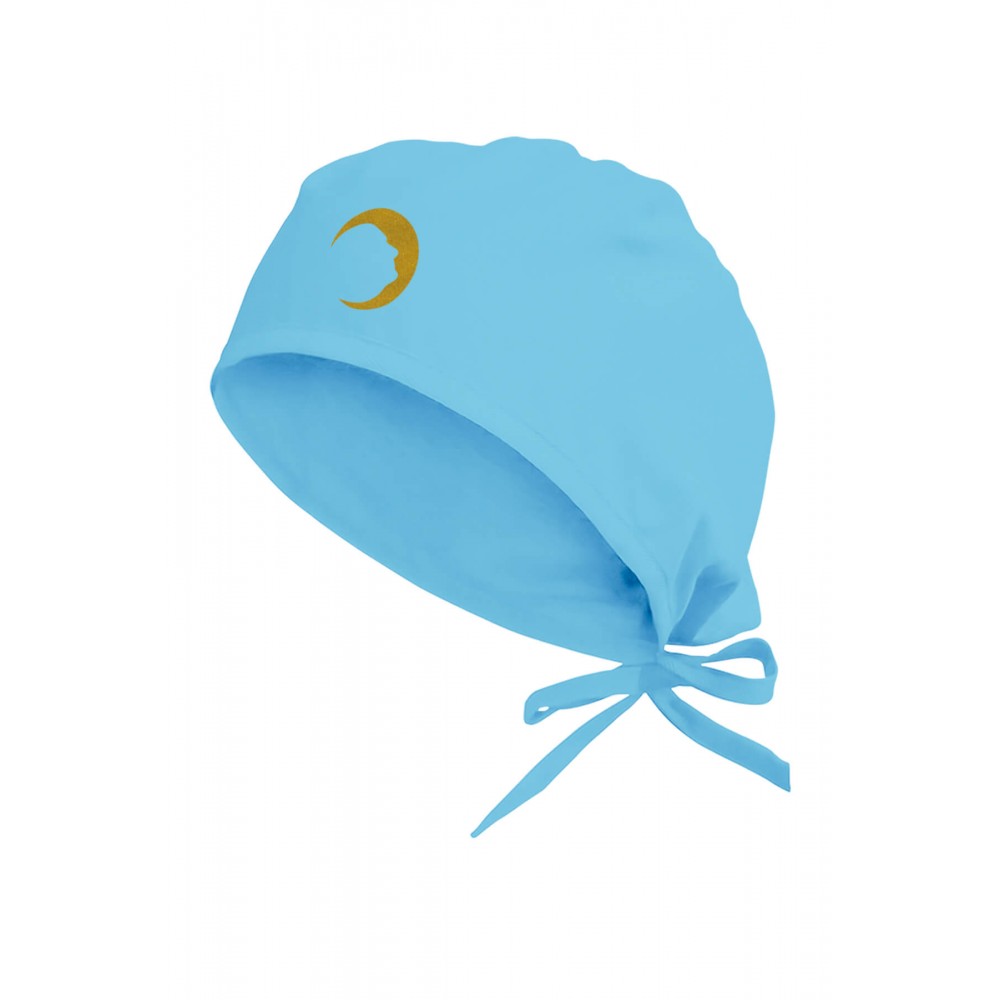 Altın Rengi Atatürk Silüeti ve Hilal Cerrahi Bone | Hastane Bonesi 